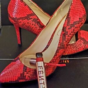 Jessica Simpson Snakeskin Pumps